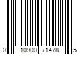 Barcode Image for UPC code 010900714785