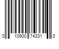 Barcode Image for UPC code 010900743310