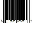 Barcode Image for UPC code 010930000032