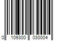 Barcode Image for UPC code 0109300030004