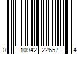 Barcode Image for UPC code 010942226574