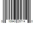 Barcode Image for UPC code 010943257140