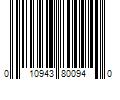 Barcode Image for UPC code 010943800940