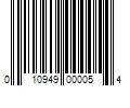 Barcode Image for UPC code 010949000054