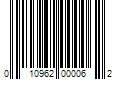 Barcode Image for UPC code 010962000062