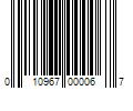 Barcode Image for UPC code 010967000067