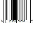 Barcode Image for UPC code 010968000097