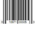 Barcode Image for UPC code 010971000053