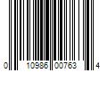 Barcode Image for UPC code 010986007634