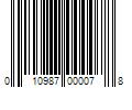 Barcode Image for UPC code 010987000078