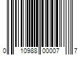 Barcode Image for UPC code 010988000077