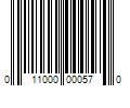 Barcode Image for UPC code 011000000570