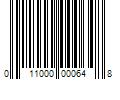 Barcode Image for UPC code 011000000648