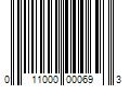 Barcode Image for UPC code 011000000693