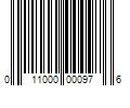 Barcode Image for UPC code 011000000976