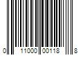 Barcode Image for UPC code 011000001188