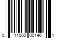 Barcode Image for UPC code 011000001461