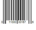 Barcode Image for UPC code 011000001676