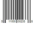 Barcode Image for UPC code 011000002338