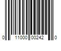 Barcode Image for UPC code 011000002420