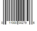 Barcode Image for UPC code 011000002796