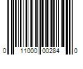 Barcode Image for UPC code 011000002840