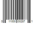 Barcode Image for UPC code 011000002871