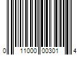 Barcode Image for UPC code 011000003014