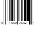 Barcode Image for UPC code 011000003021