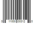 Barcode Image for UPC code 011000003120. Product Name: 