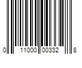 Barcode Image for UPC code 011000003328