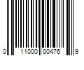 Barcode Image for UPC code 011000004769