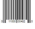 Barcode Image for UPC code 011000004820