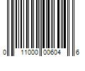 Barcode Image for UPC code 011000006046