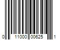 Barcode Image for UPC code 011000006251