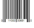 Barcode Image for UPC code 011000006510