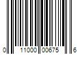 Barcode Image for UPC code 011000006756