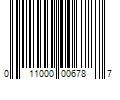 Barcode Image for UPC code 011000006787