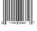 Barcode Image for UPC code 011000006817