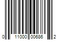 Barcode Image for UPC code 011000006862