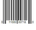 Barcode Image for UPC code 011000007180