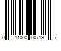 Barcode Image for UPC code 011000007197