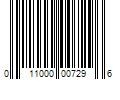 Barcode Image for UPC code 011000007296