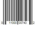 Barcode Image for UPC code 011000007432