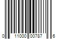 Barcode Image for UPC code 011000007876