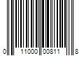 Barcode Image for UPC code 011000008118