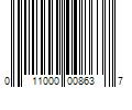 Barcode Image for UPC code 011000008637