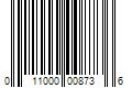 Barcode Image for UPC code 011000008736