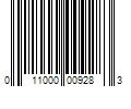 Barcode Image for UPC code 011000009283