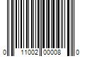 Barcode Image for UPC code 011002000080